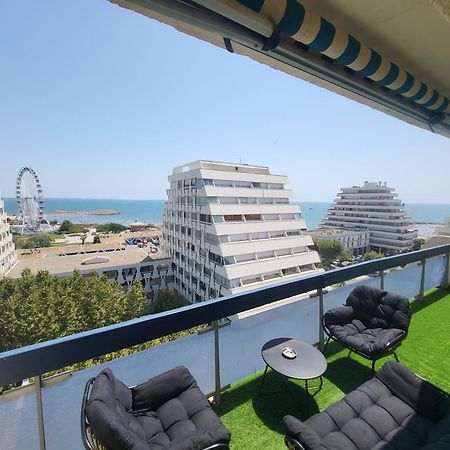 Appartement Lumineux Avec Vue Sur Mer A 50 M De La Plage Et Du Centre La Grande-Motte Eksteriør bilde